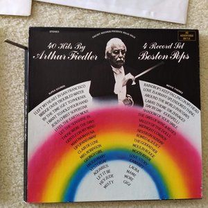 vintage 70s Arthur Fiedler Boston pops 4 record box set